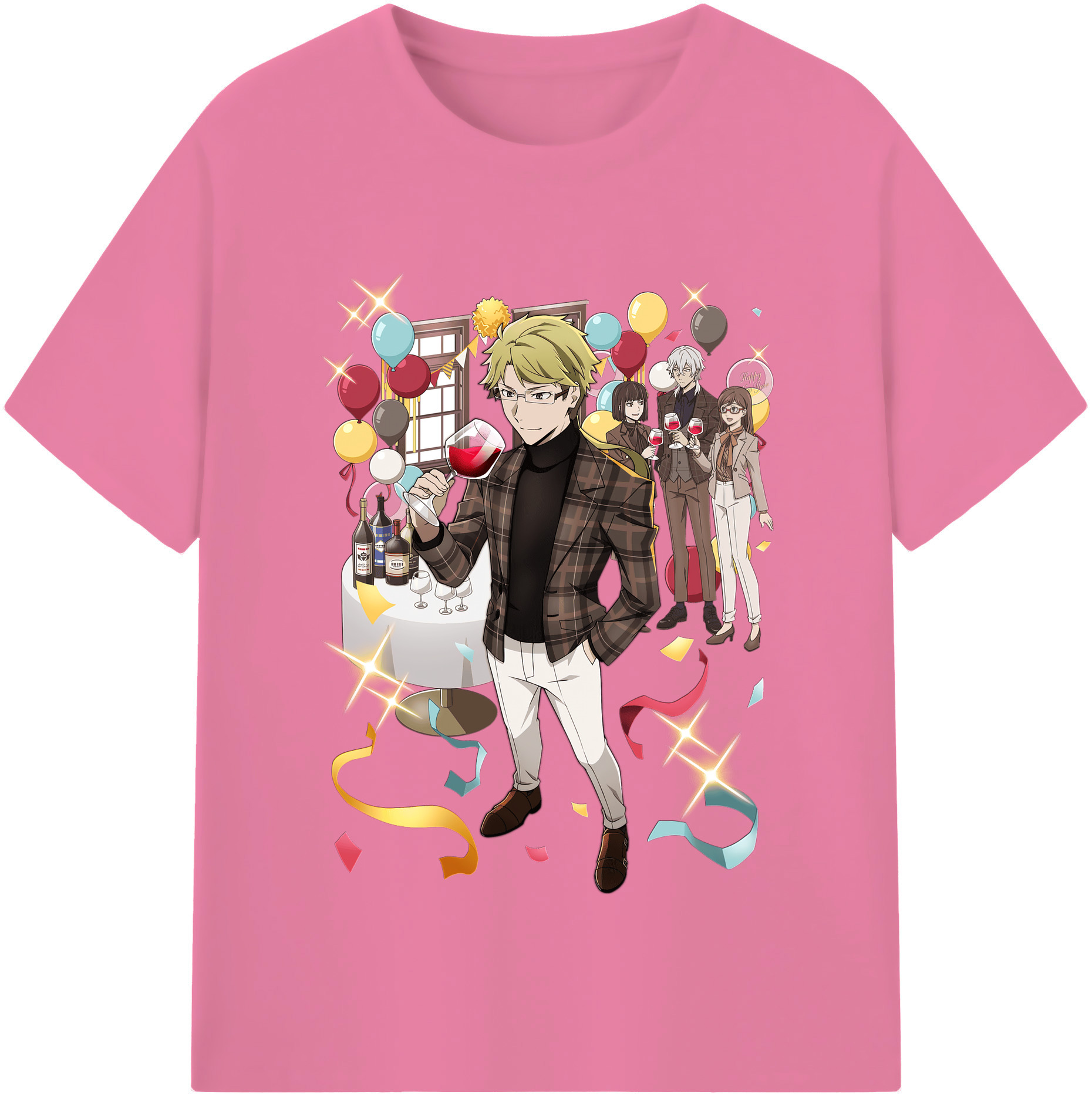 （画像用） 文豪ストレイドッグス Bungo Stray Dogs 綿100％半袖Tシャツ（フロントプリント）